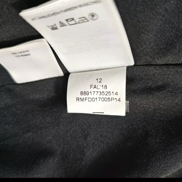 Rachel Roy Black Lora Floral Ruffled Sz 12 Summer Spring Mini Short Dress - Picture 14 of 15